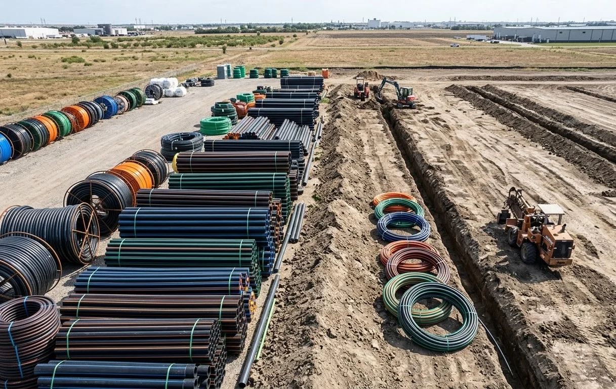 Pipa HDPE untuk Proyek Jaringan Telekomunikasi