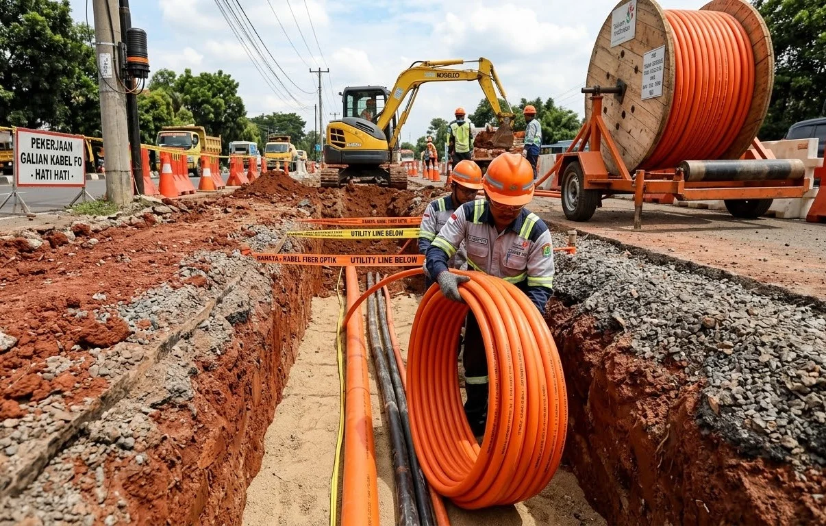 risiko finansial salah memilih pipa hdpe fiber optik