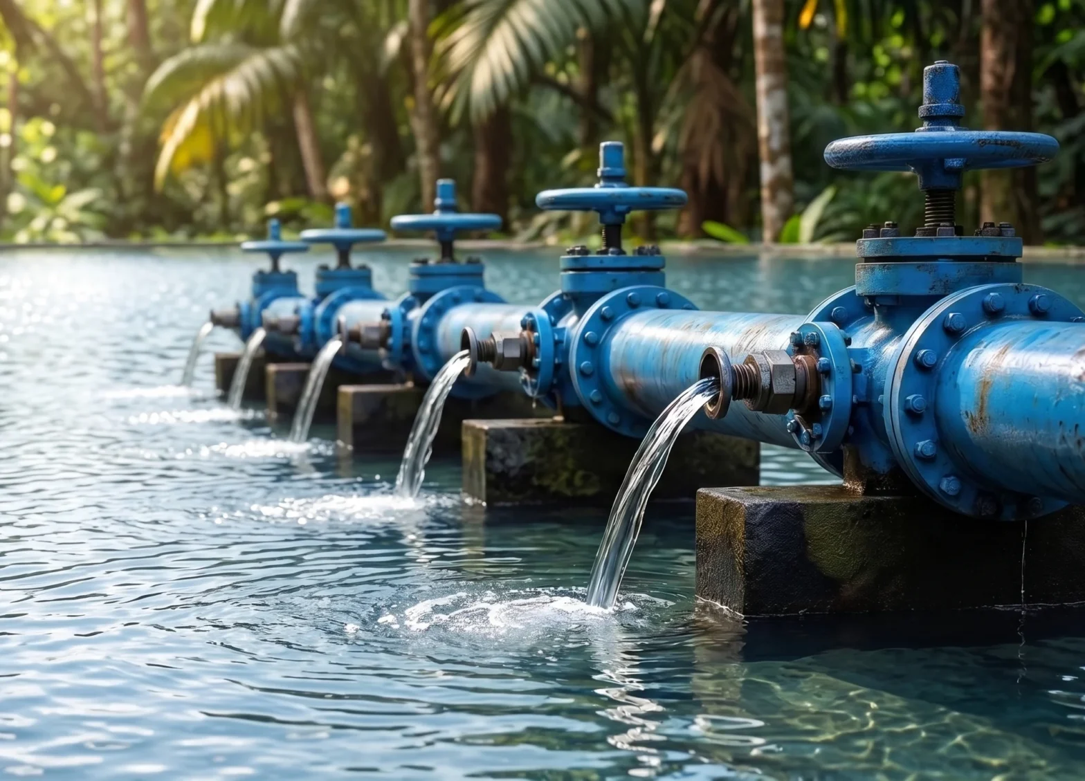 ilustrasi cara mengontrol biaya proyek distribusi air