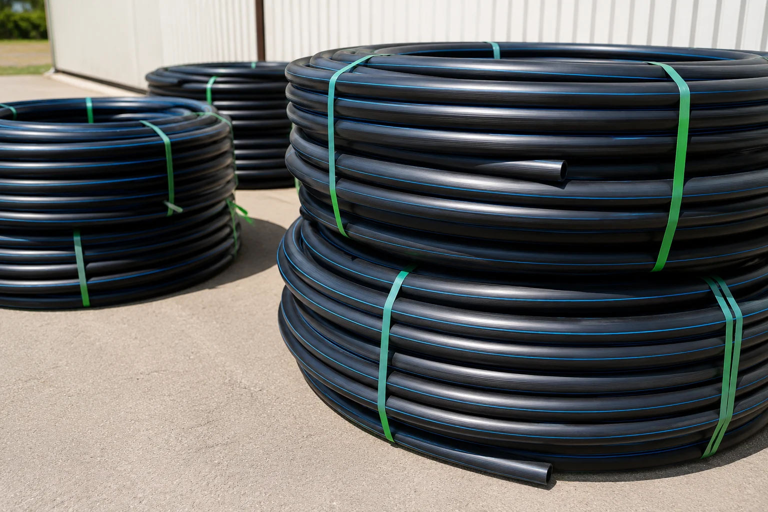 Gulungan pipa air HDPE ALVApipe