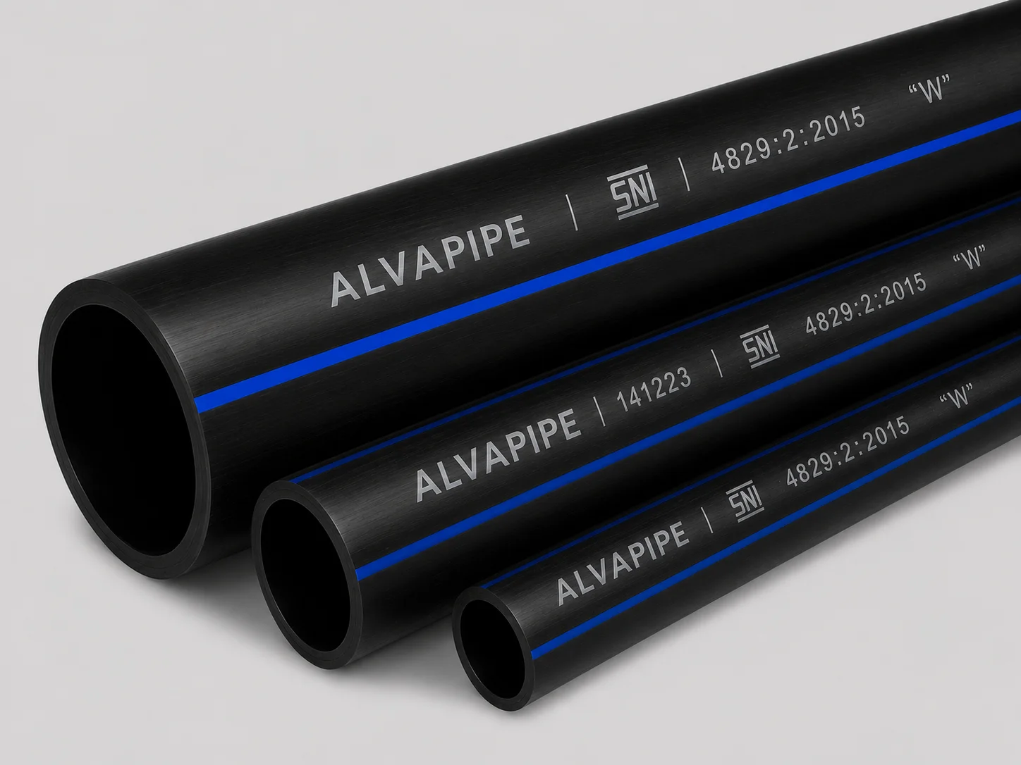 Pipa air HDPE ALVApipe bersertifikasi SNI