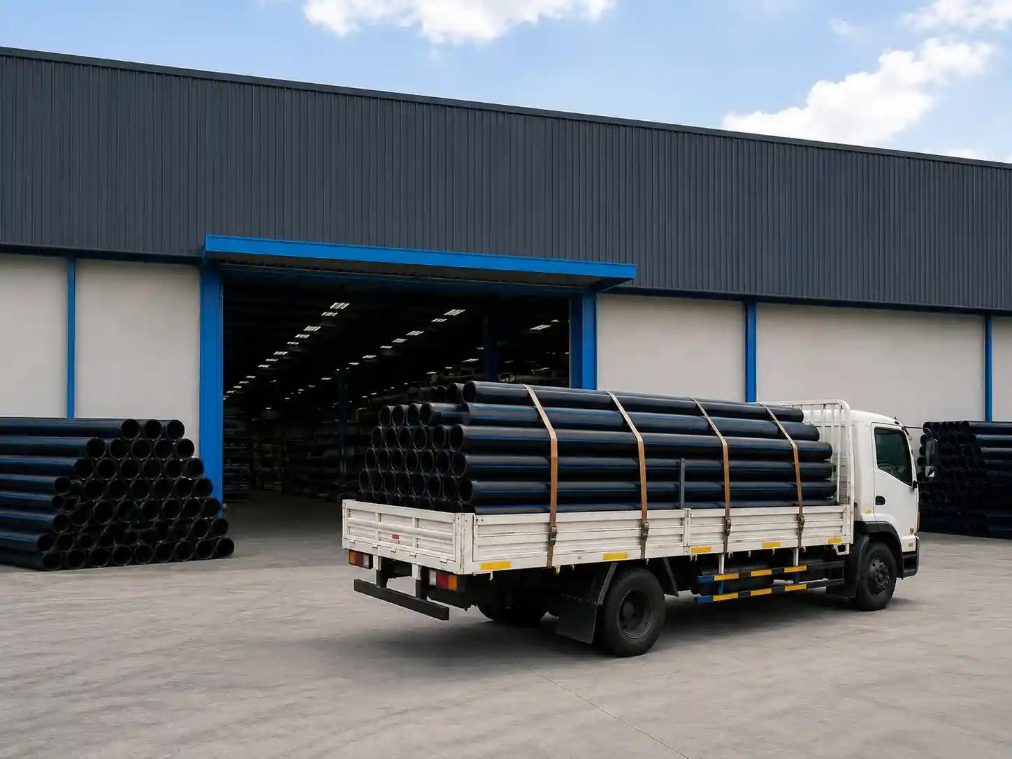 Stok pipa HDPE dari supplier