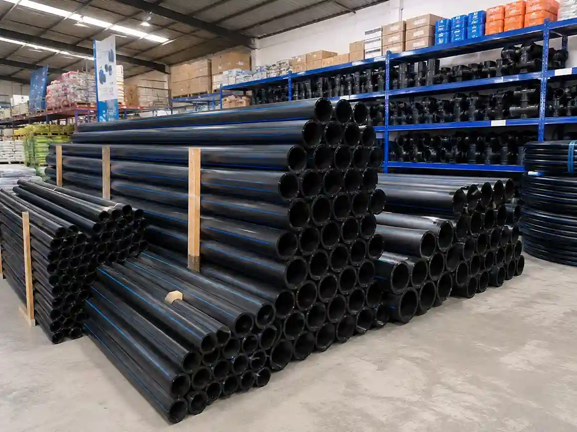 Stok pipa HDPE di toko