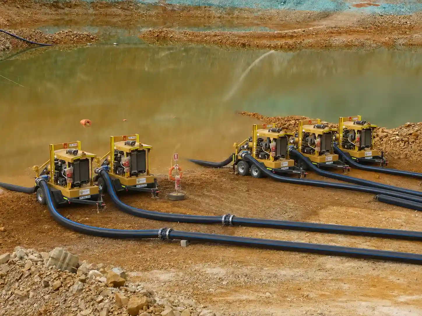 Sistem dewatering tambang