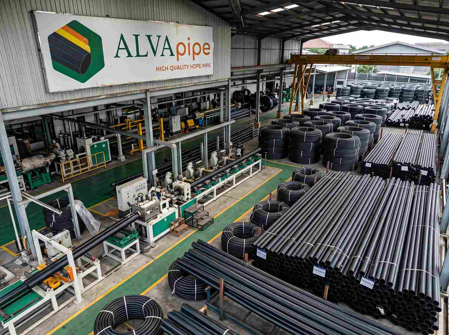 Rekomendasi Pabrik Pipa HDPE Jakarta ALVApipe Siap Kirim Proyek