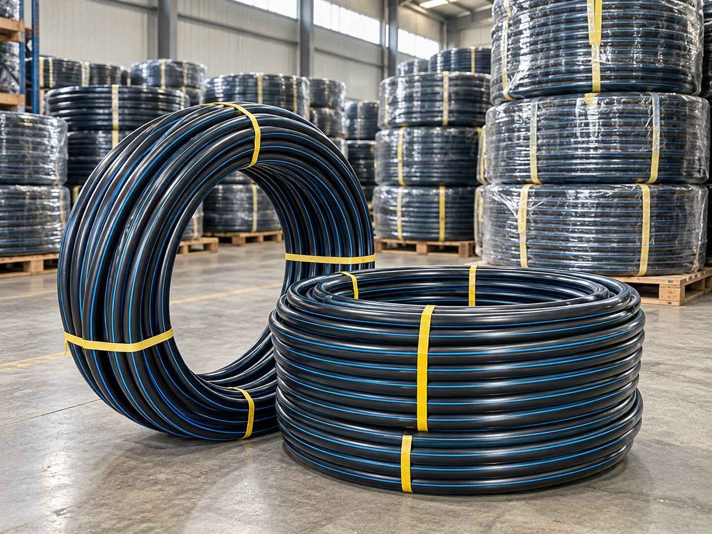 Price of 1 roll or 100 meters of 1 inch HDPE pipe