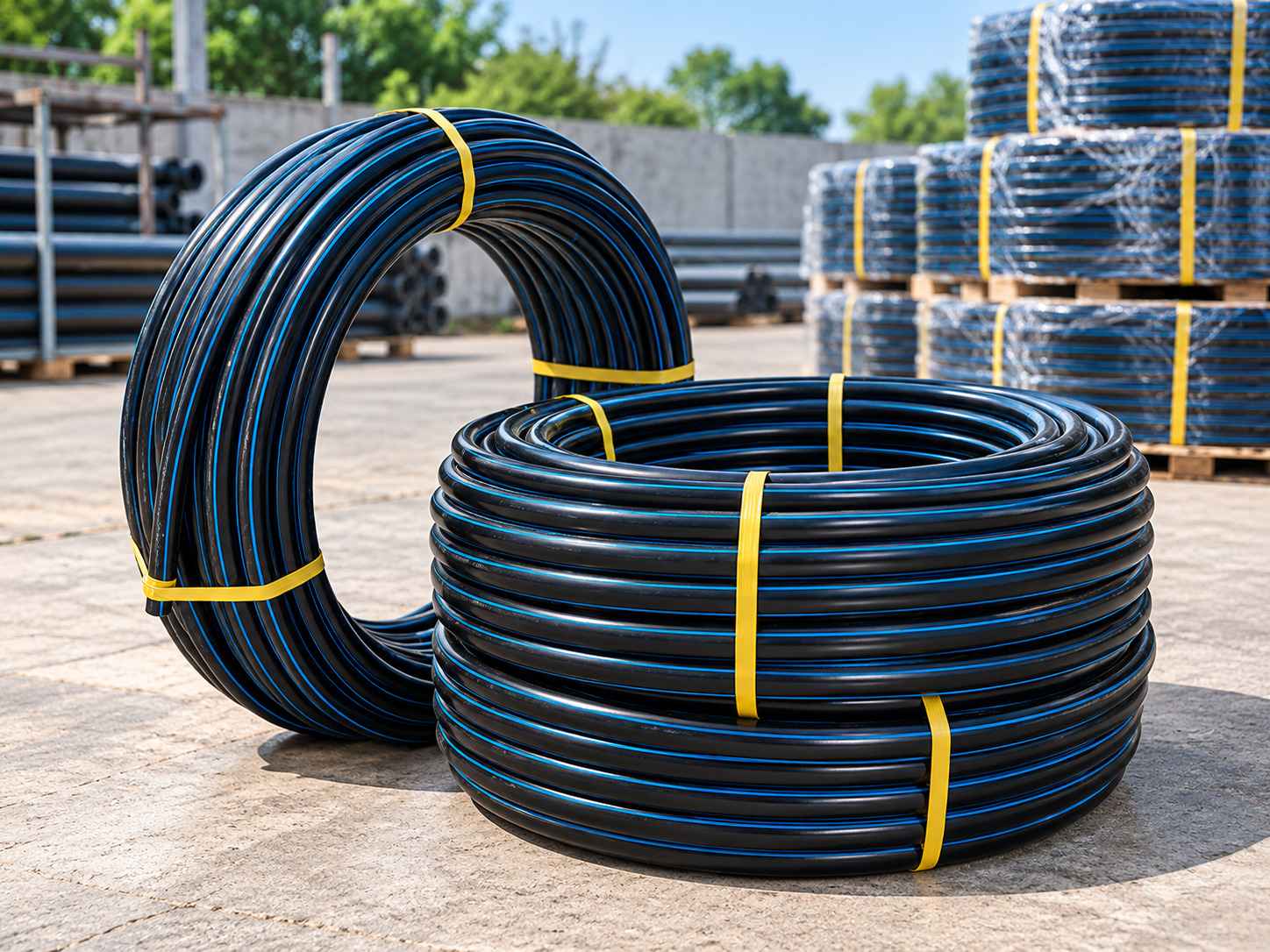 Prices for ALVApipe 1/2-inch HDPE pipes in PN10 and PN16 pressure ratings.