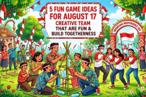 Fun and creative team competitions for Indonesia Independence Day celebration