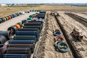 Pipa HDPE untuk Proyek Jaringan Telekomunikasi