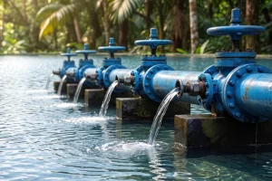 ilustrasi cara mengontrol biaya proyek distribusi air