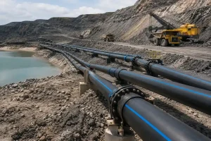 HDPE pipe application in mining area